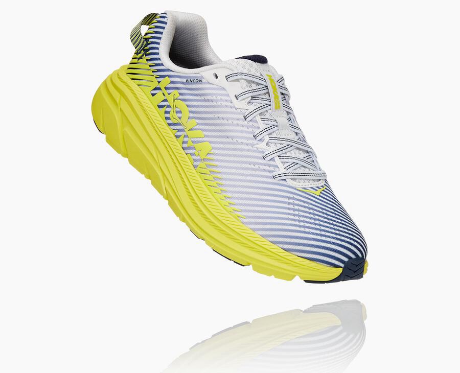 Hoka One One Koşu Ayakkabısı Kadın Beyaz/Mavi - Rincon 2 - BY3950742